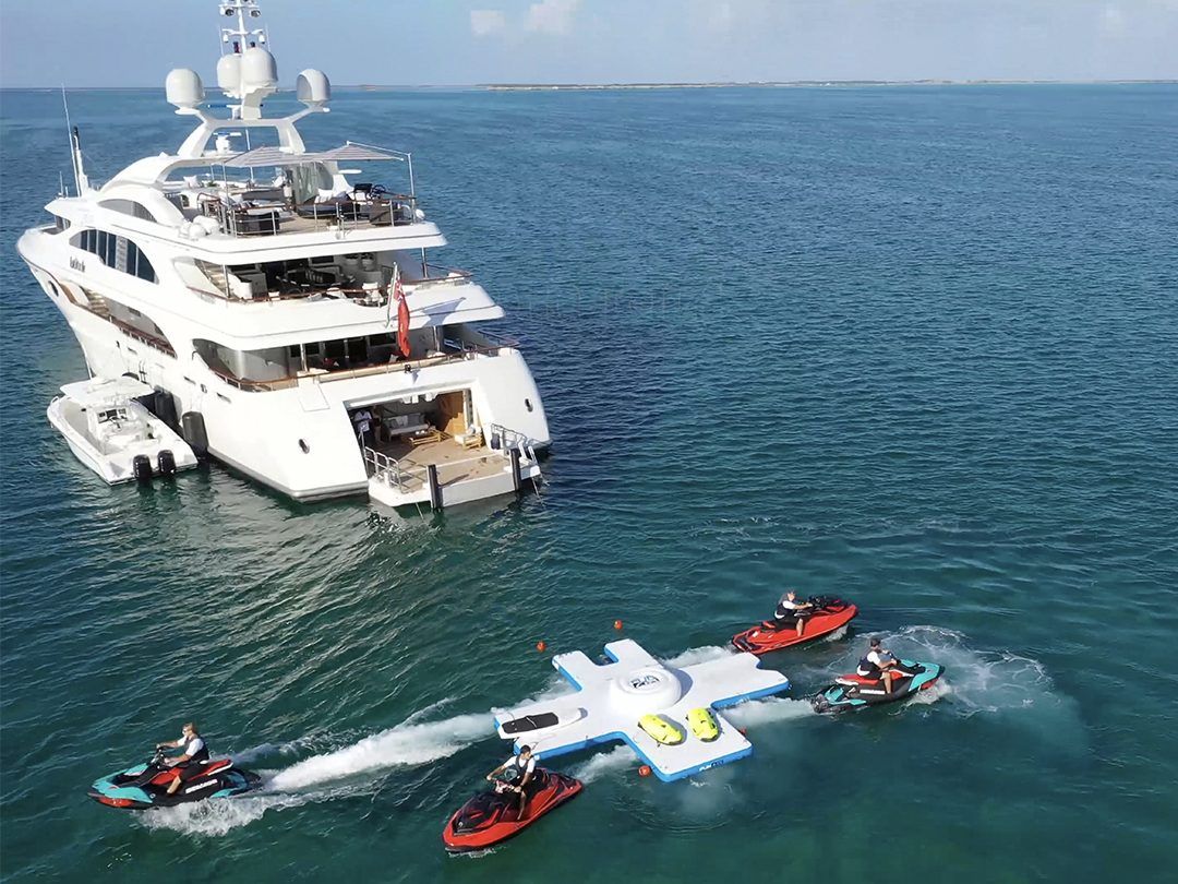 FunAir Toy Island Diving Platform and Motor Yacht Latitude