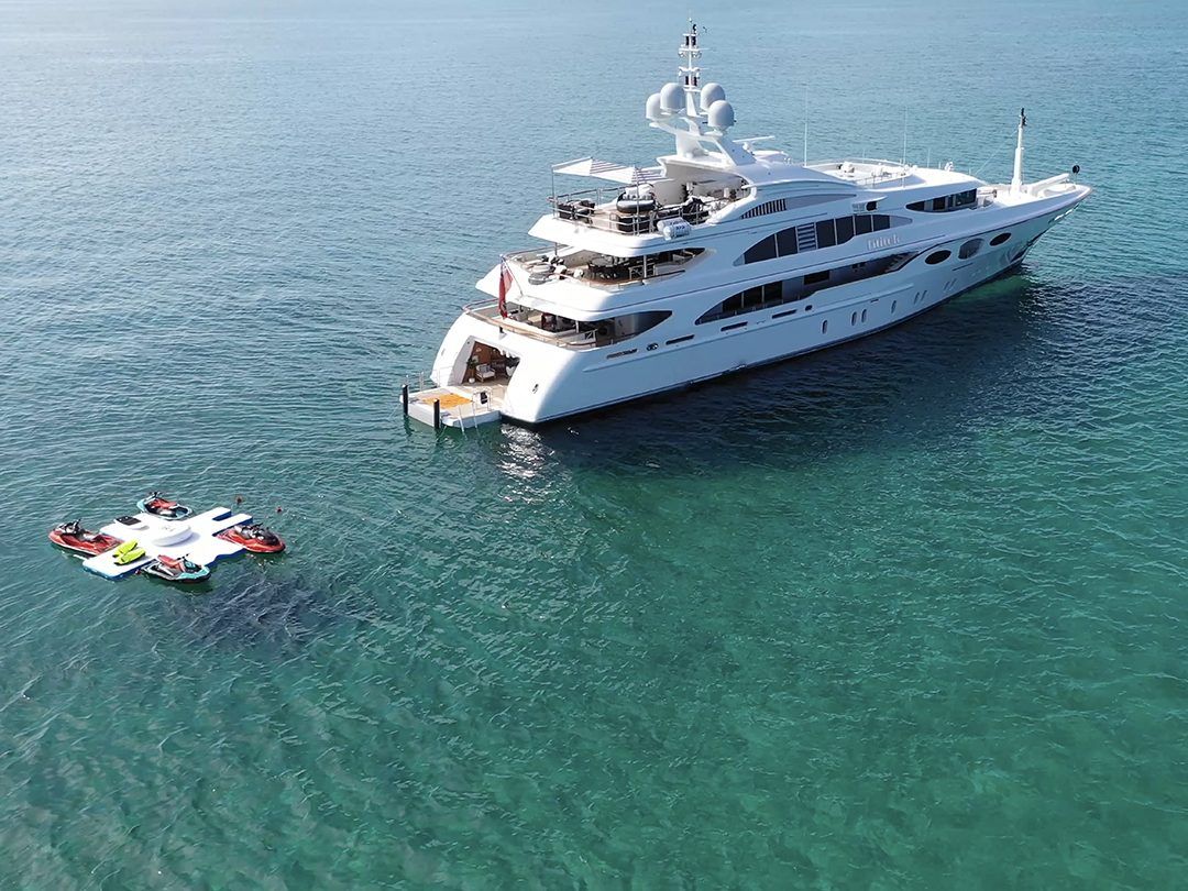 FunAir Toy Island Diving Platform and Motor Yacht Latitude