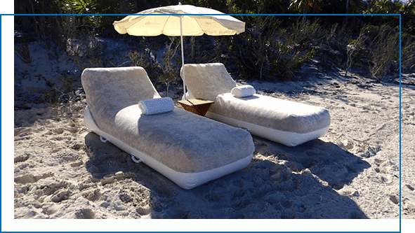 FunAir Twin Escape Chaise Loungers