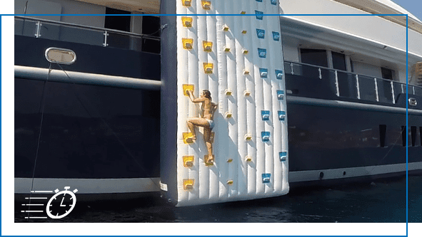 FunAir Water Entry Climbing wall image