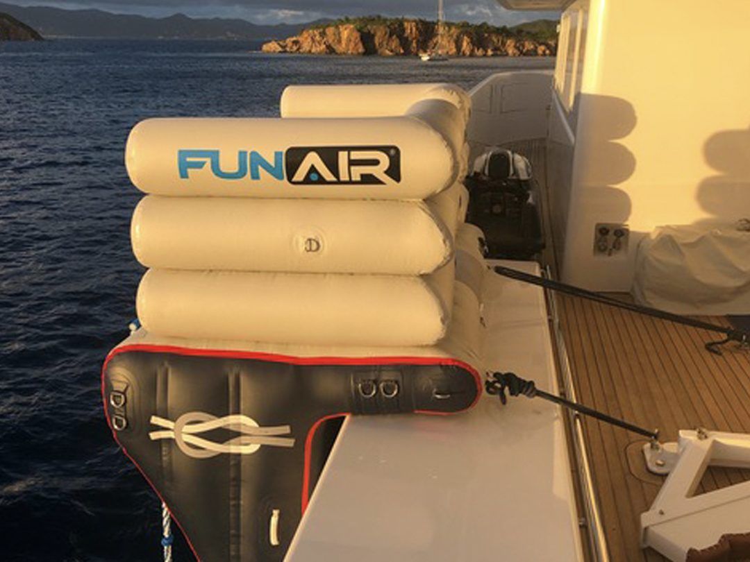 FunAir Climbing Wall Deck Entry