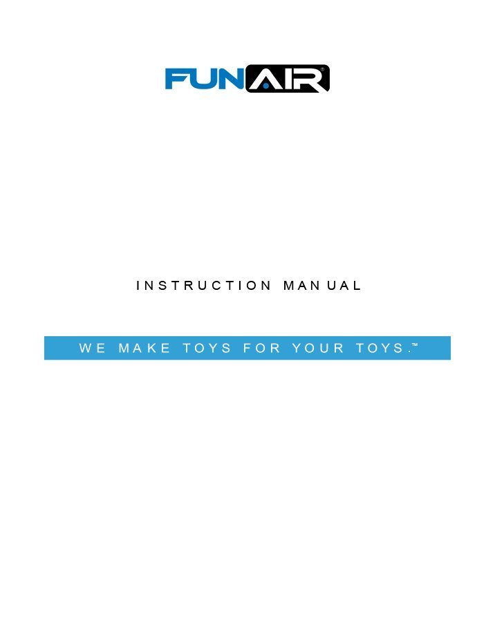 FunAir Instruction Manual