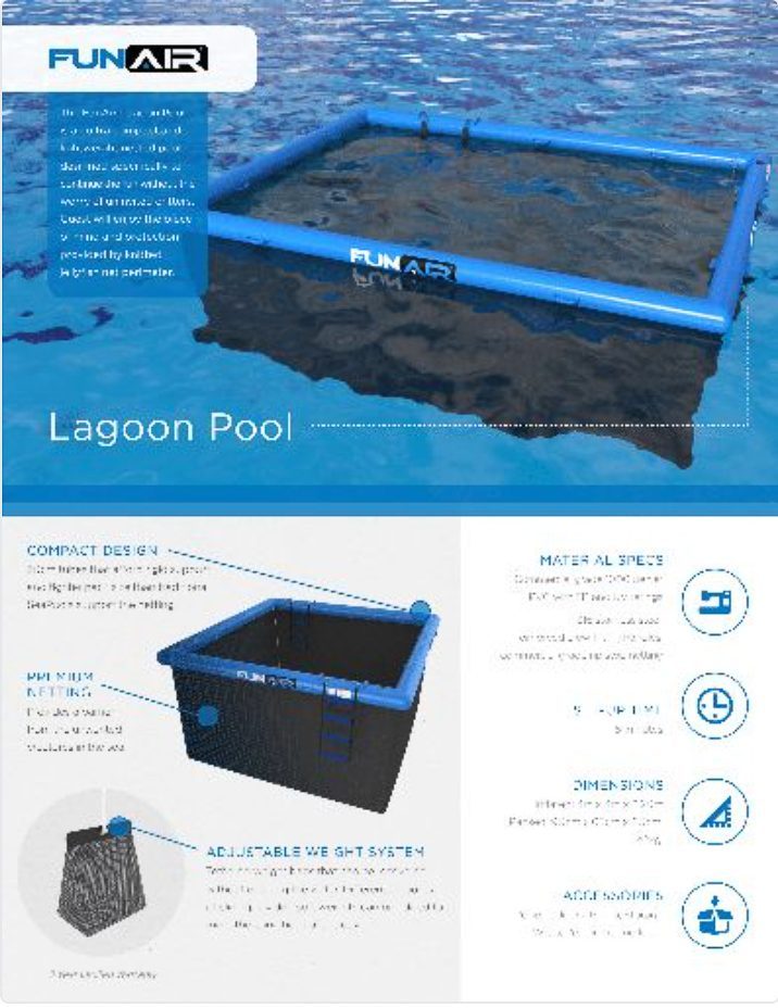 FunAir Lagoon Pool Spec Sheet