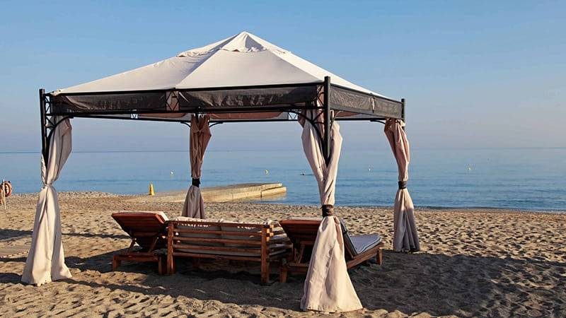 A Luxury Beach Gazebo