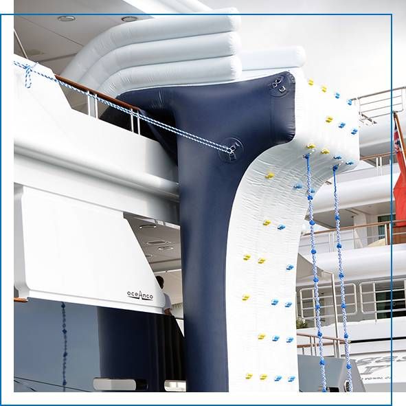 Superyacht Inflatables Over The Rail Climbing Wall
