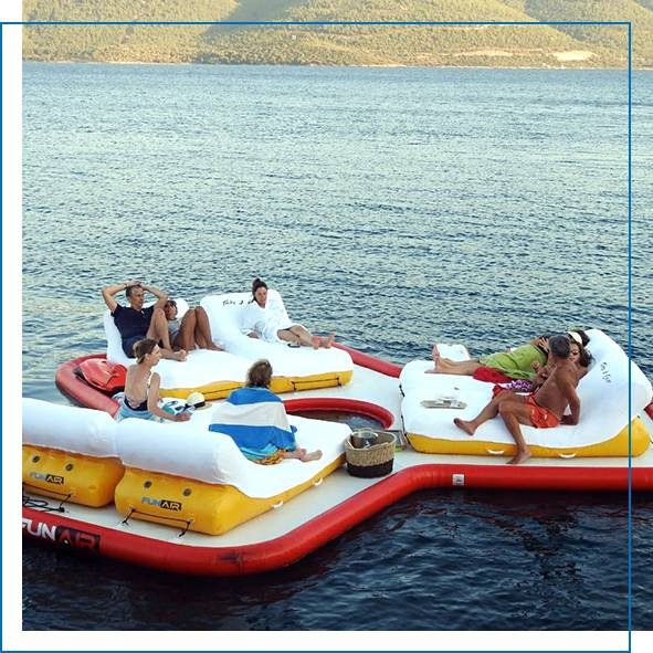 Superyacht Inflatables Custom Floating Island