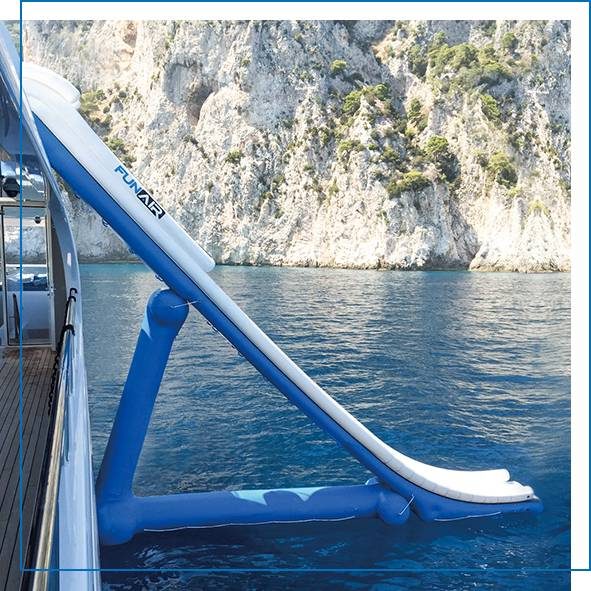 Superyacht Inflatables Riser Yacht Slide
