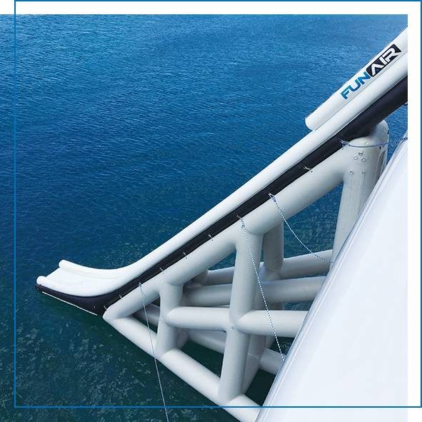 Superyacht Inflatables Self Lifting Yacht Slide