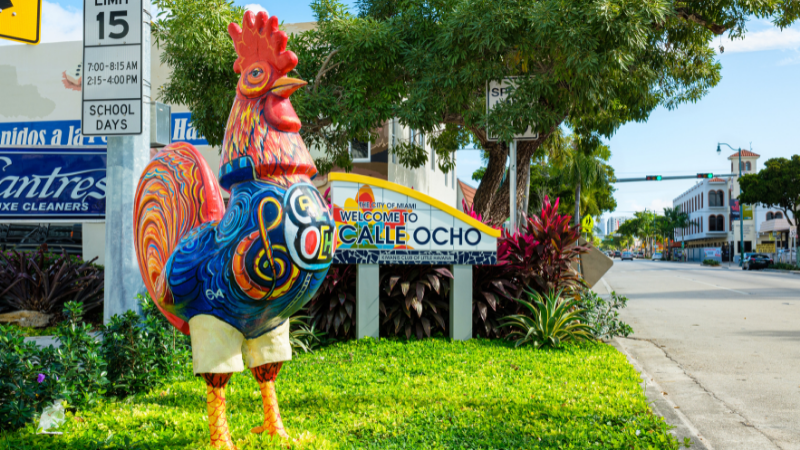 Calle Ocho Little Havana in Miami