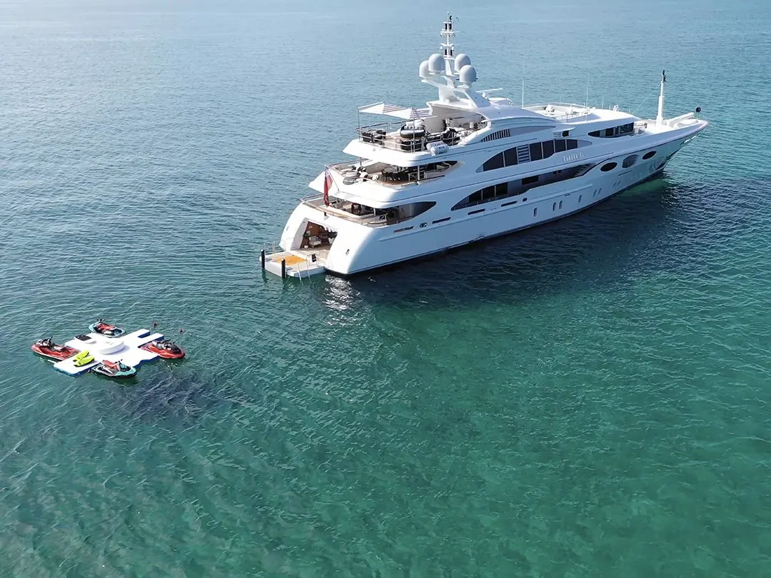 FunAir Toy Island Diving Platform and Motor Yacht Latitude