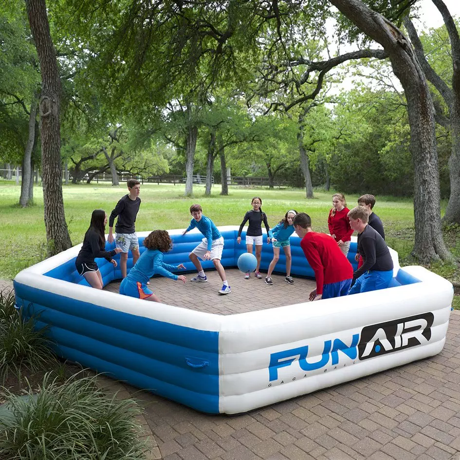 Details about   Gaga Ball Pit Inflatable 15' Gagaball Court for Outdoor/Indoor Family Activity 