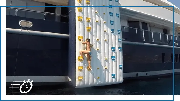 FunAir Water Entry Climbing wall image