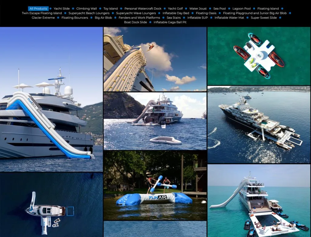 FunAir Gallery page