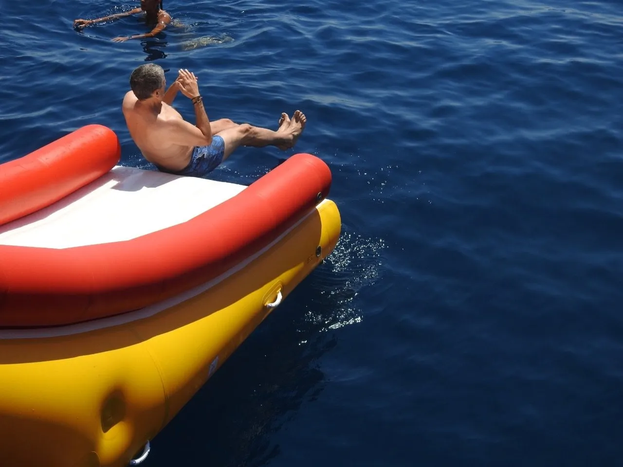 Custom Yacht Slide on Sailing Yacht Take It Easier