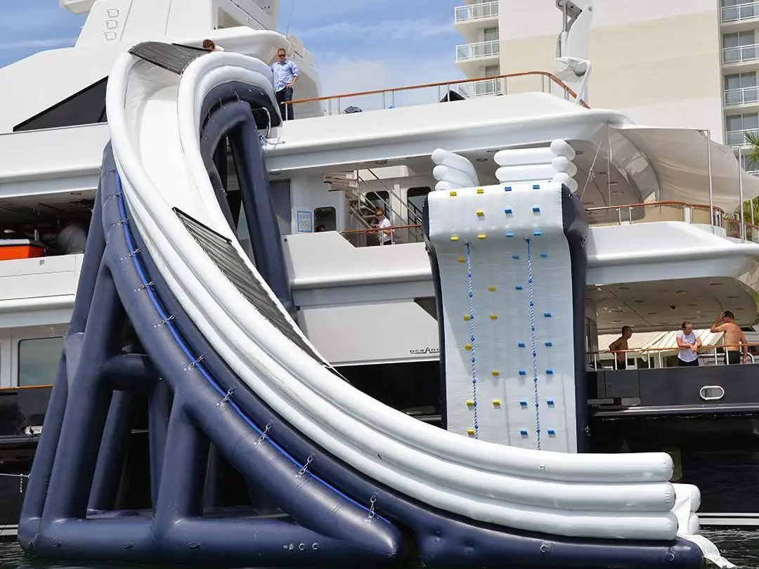 Curved Yacht Slide
