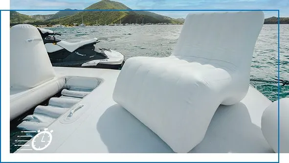 QuickShip Superyacht Wave Chairs