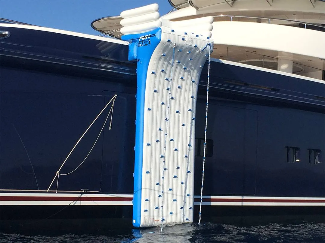 QuickShip Climbing Wall on superyacht Al Mirqub