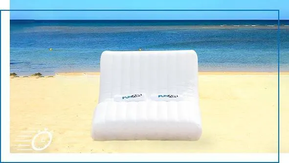 FunAir QuickShip Double Wave Lounger