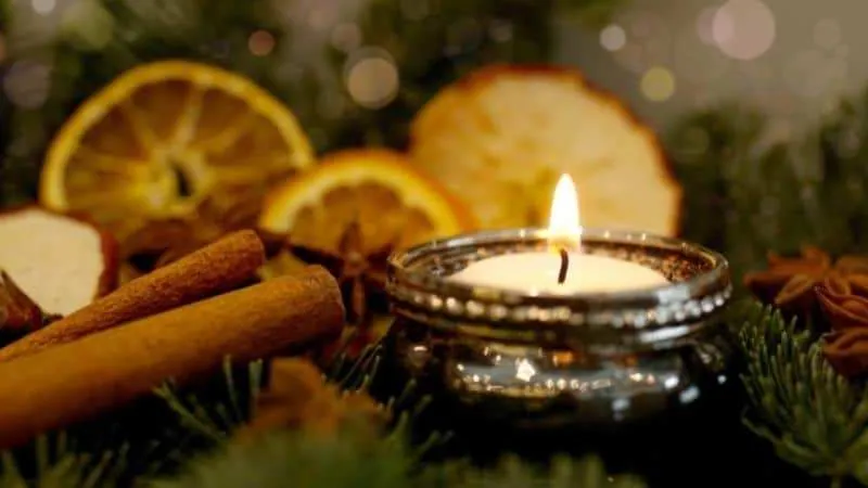 Christmas candle
