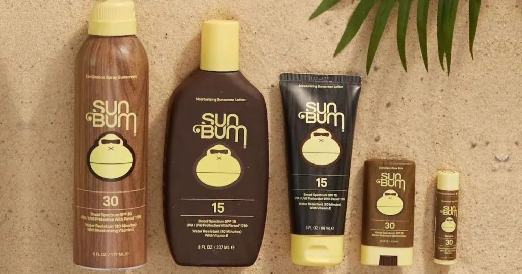 Sun Bum reef friendly and ocean safe sunscreen for yachts