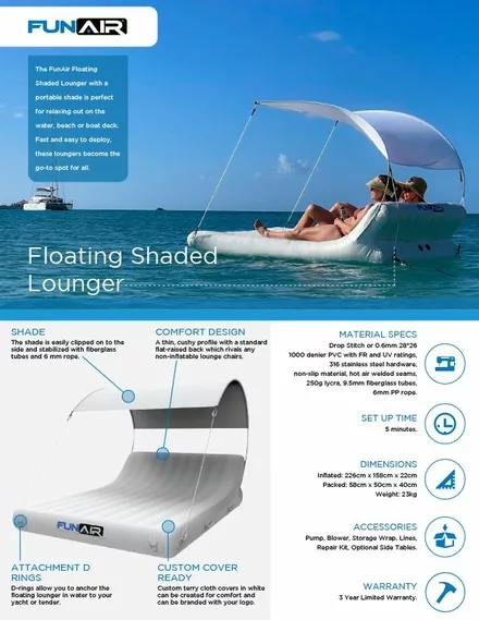 shaded lounger