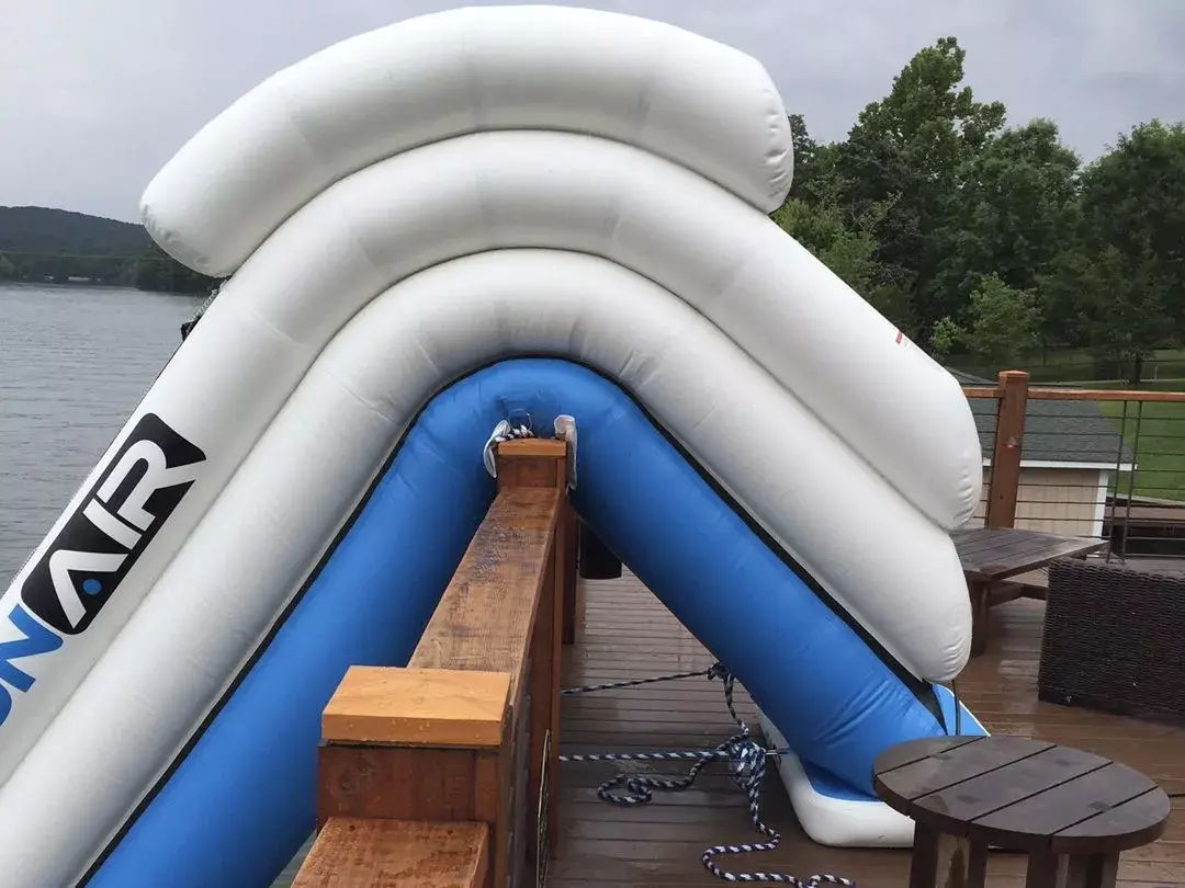 FunAir Inflatable Boat Dock Slide