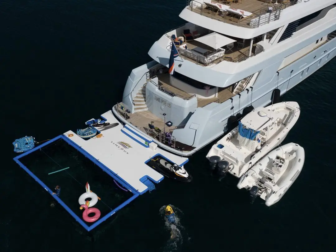 JSD and Netted Sea Pool on MY Time For Us
