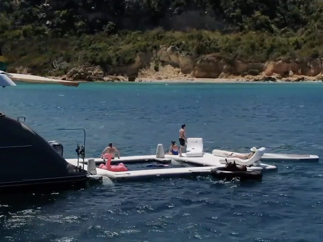 Beach Club Sea Pool and Superyacht Wave Chairs on MY Loon