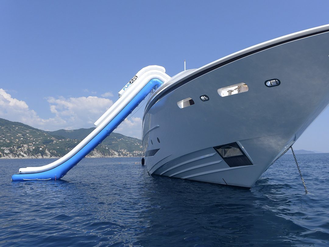 funair yacht slide